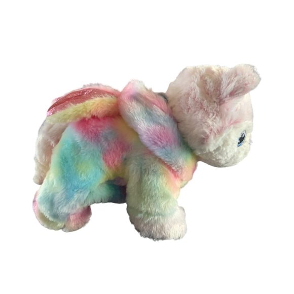 Build a Bear - Sweet White & Light Pink Frost Fox with Tie-Dye Bunny Outfit - Picture 2 of 11